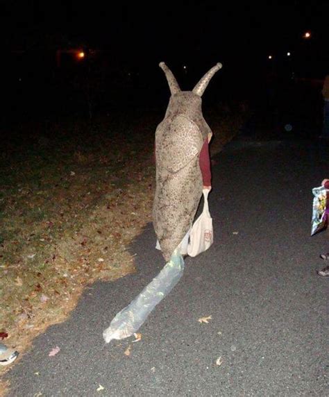 Halloween slug costume : r/pics