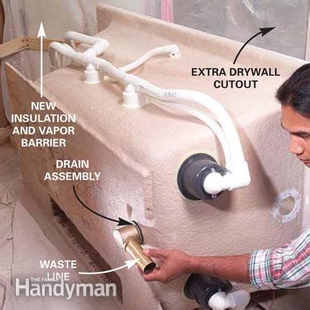 How to Install a Whirlpool Tub | Whirlpool tub, Bathtub drain ...