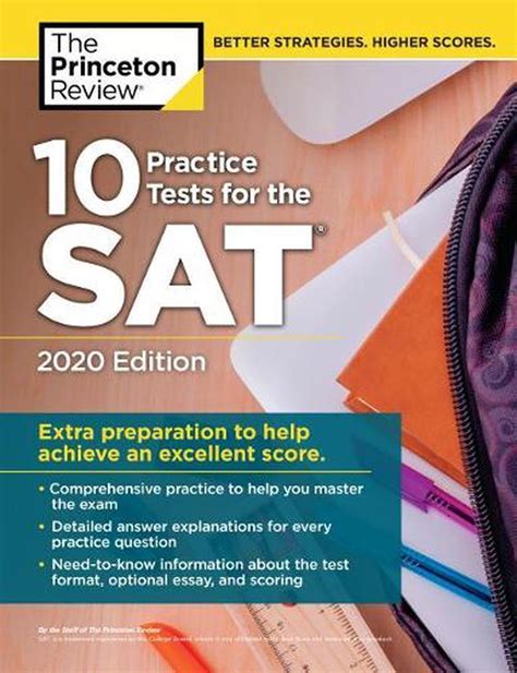 10 Practice Tests for the Sat, 2020 Edition by Princeton Review ...