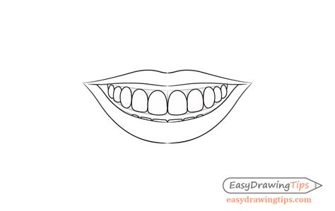 How to Draw a Smile Step by Step - EasyDrawingTips