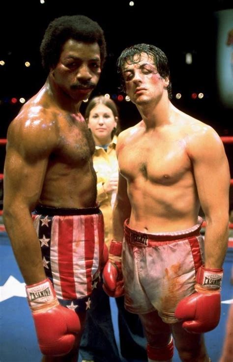 Carl Weathers and Sylvester Stallone. Apollo Creed and Rocky. 635×986 ...