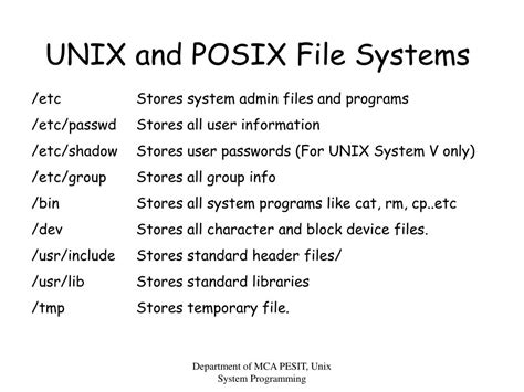 PPT - UNIX FILES PowerPoint Presentation, free download - ID:1003561