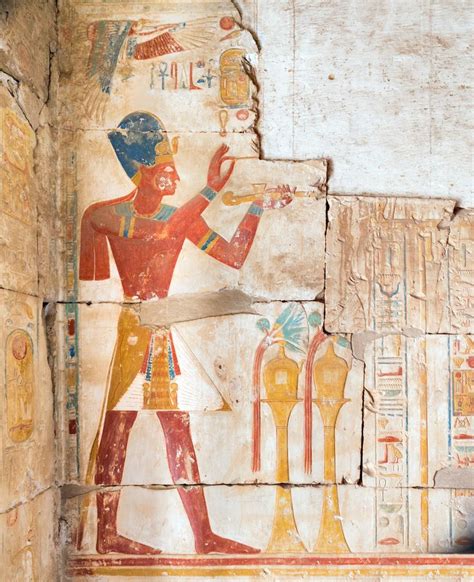 Abydos, Temple of Ramesses II | Ancient egyptian art, Ancient egyptian ...