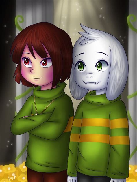 Pin on Chara X Asriel