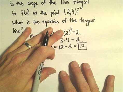 Equation Of Tangent Line