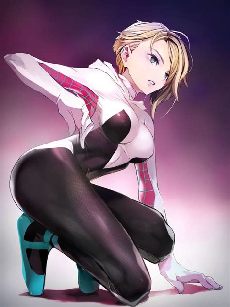 Gwen Stacy #Spider-Gwen Spider Gwen #Spider-Man Marvel Comics #blonde ...