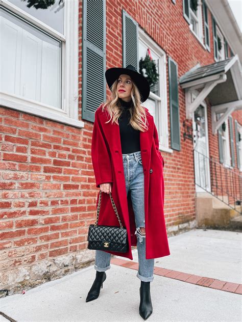 5 Ways to Wear a Red Coat for the Holidays - Meagan's Moda