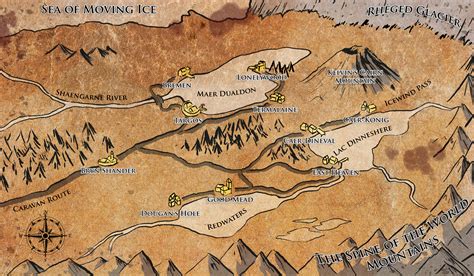 Map Of Icewind Dale Dndmaps | Images and Photos finder