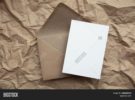 Blank Card Kraft Brown Image & Photo (Free Trial) | Bigstock