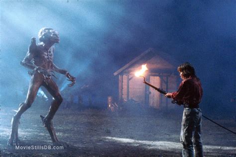 Pumpkinhead - Publicity still of Tom Woodruff Jr. & Kimberly Ross