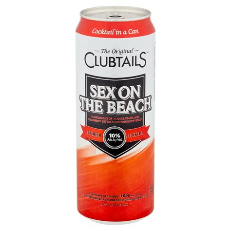 The Original Clubtails Cocktail in a Can: Sex on the Beach, 24 oz ...