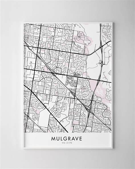 Melbourne – Mulgrave Map Print - Chelsea Chelsea