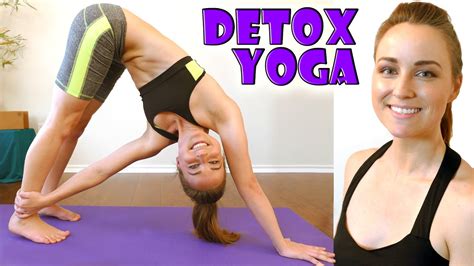 Detox Yoga Workout! 40 Minute At Home Yoga Flow For Detox & Digestion ...