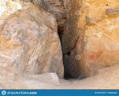 Shot of an old cave tunnel stock image. Image of pillbox - 201612917