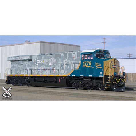 Scale Trains HO Rivet Counter ES44AH CSX "Spirit of Our Armed Forces ...