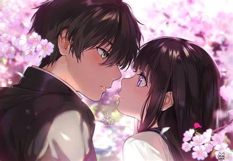 Download Hyouka Almost Kiss Wallpaper | Wallpapers.com