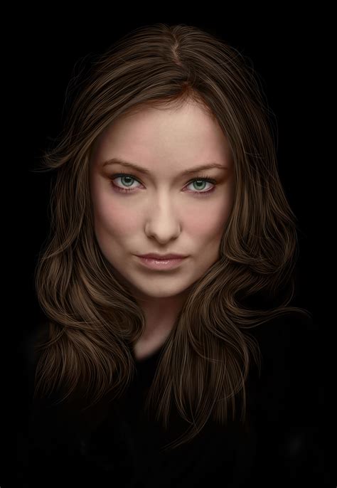 Pin on Illustration | Olivia wilde, Portrait, Photorealistic portraits