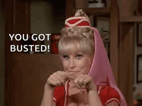 Barbara Eden You Got Busted GIF | GIFDB.com