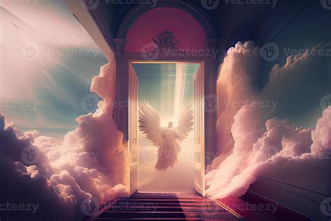 beautiful illustration of Heaven that showcases its divine and ...