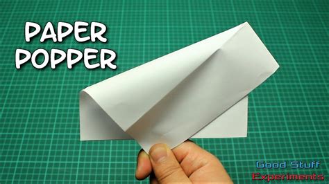 How to Make a Paper Popper - Loud Paper Banger - YouTube