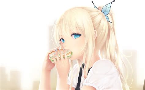 Blonde Anime Girl Wallpapers - Wallpaper Cave