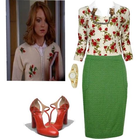 Emma Pillsbury Hello Red Green | Glee fashion, Daytime outfit, Chic ...