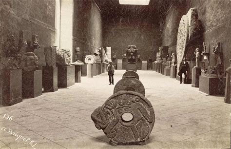 Archaeological Museum, Mexico City, Mexico, circa 1885 [2772x1789] : r ...