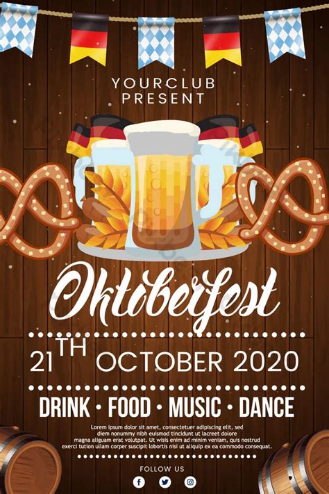 Oktoberfest Beer Party Poster | EPS Free Download - Pikbest