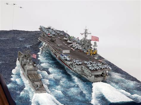 1/350 USS CV-63 Kitty Hawk & CG-63 Cowpens | Model Shipwrights