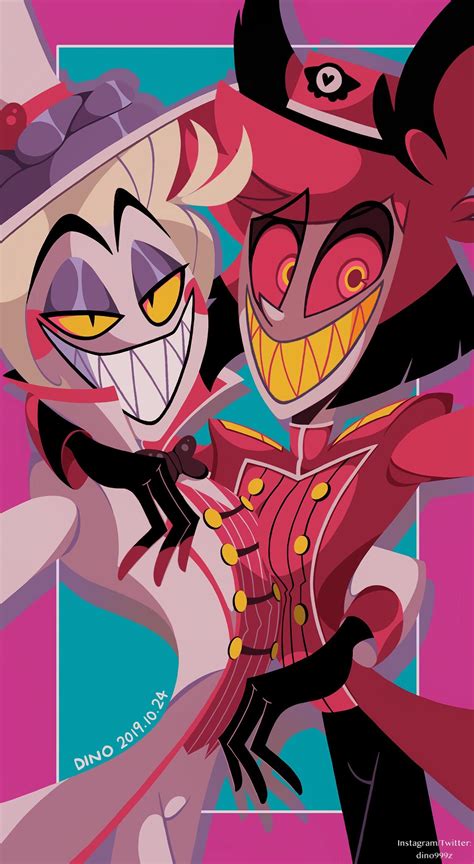 Lucifer & Alastor art by dino999z : r/HazbinHotel