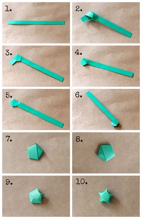 DIY Origami star garland - PAPIER Origami , #Diy #GARLAND #origami # ...