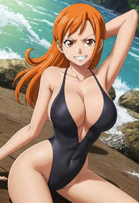 Nami one piece version 2 by fire55vgf on DeviantArt