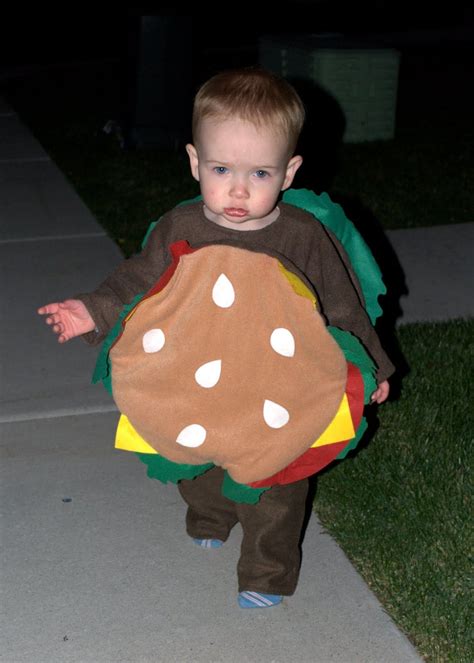 hamburger costume for baby - brown clothes for burger Baby Costumes ...