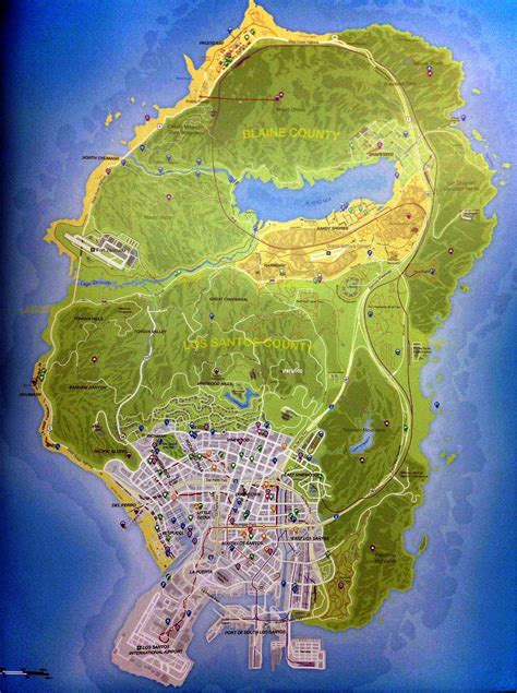 Grand Theft Auto V Map – The Average Gamer