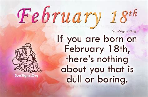 Birthday Horoscope for February 18 | Birthday horoscope, February ...