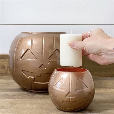 Easy DIY Jack O’Lantern Vase and Candle Holders - Cali Girl In A ...