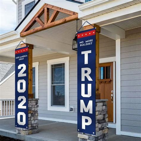 2020 Trump Flag - Garden Banners and Sign, Patriotic Outdoor Yard Sign ...