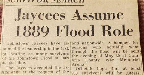 Vintage Johnstown: 1889 Flood Survivors Project - Nan E. Ellsworth