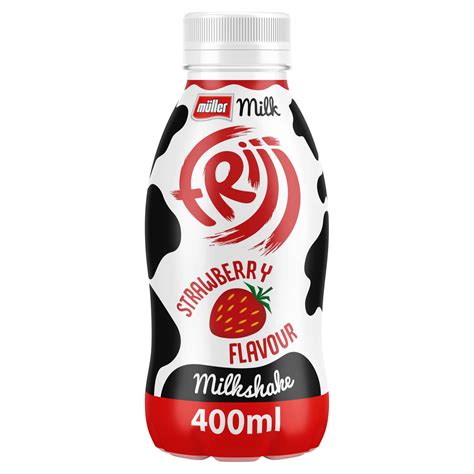 Müller Frijj Strawberry Milkshake 400ml | Müller Yogurts | Iceland Foods