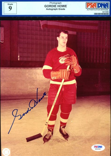 Gordie Howe | PSA AutographFacts℠