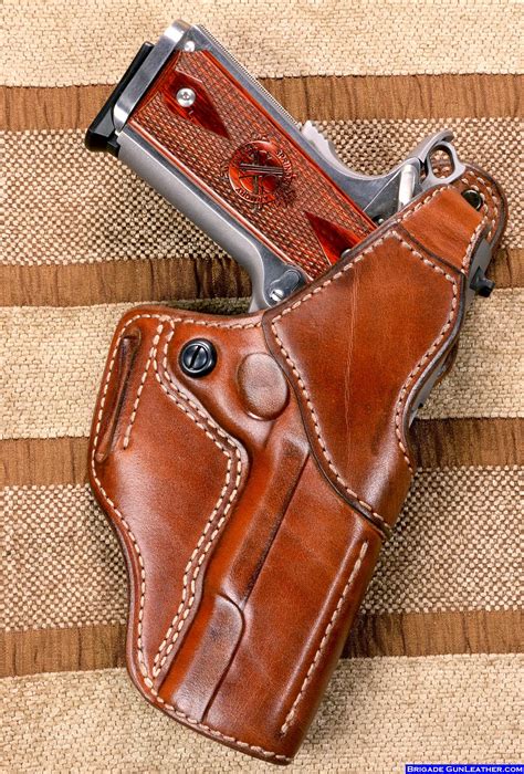 USA MADE 1911 Commander Handmade leather holster pistol holster ...