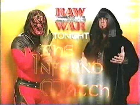 The Undertaker vs Kane - Inferno Match Card, 1999 - Undertaker Photo ...