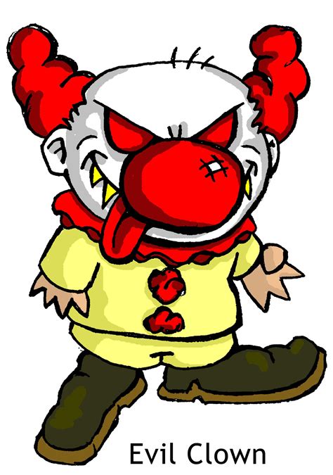 Evil Clown by happymonkeyshoes on DeviantArt