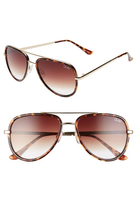 Quay Australia x Maluma All In 52mm Mini Aviator Sunglasses | Nordstrom ...