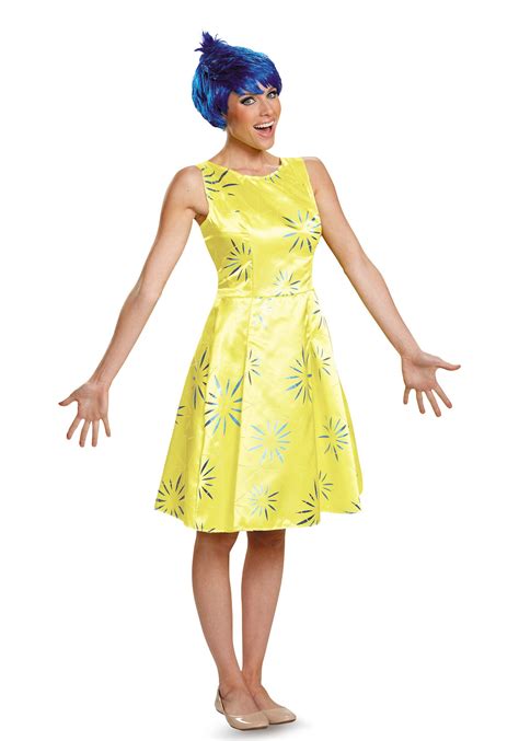 Adult Disney Inside Out Joy Deluxe Costume | Disney Costumes