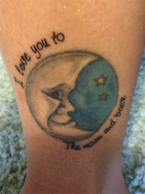 I love you to the moon and back | To the moon and back tattoo, Back ...