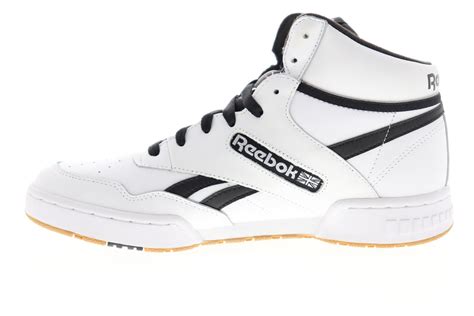 Reebok BB 4600 EH2135 Mens White Leather High Top Basketball Sneakers ...