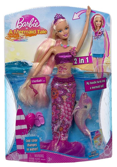 Barbie In a Mermaid Tale Merliah Doll | Barbie mermaid doll, Disney ...