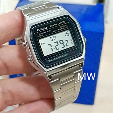 Qoo10 - Authentic Casio Retro Vintage Digital Alarm Stopwatch Watch ...