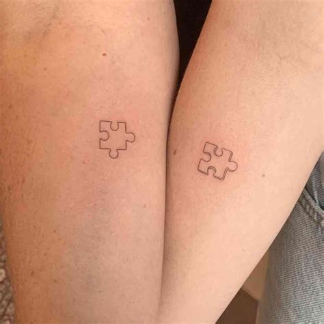 83 Matching Puzzle Piece Tattoo Ideas - TattooGlee | Puzzle tattoos ...